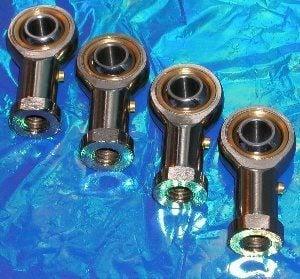 4 Female Rod End 10mm PHS10 2 Right Hand & 2 Left Hand Bearing