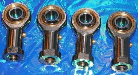 4-Pack Female 8mm Rod Ends PHS8 - Heim Joints - 2 RH + 2 LH