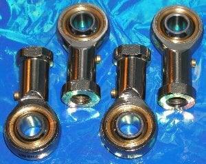 4-Pack Female 8mm Rod Ends PHS8 - Heim Joints - 2 RH + 2 LH