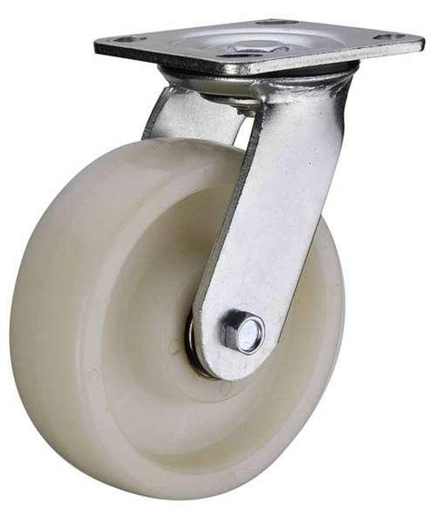 4" Heavy Duty Caster Wheel 1102 Lbs - Polyamide (Nylon) Top Plate