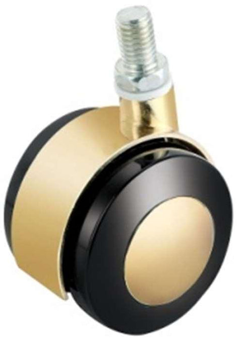 40mm Caster Wheel 55 Lbs - Acrylonitrile Butadiene Styrene (Plastic) M6 Threaded Stem