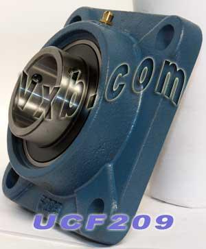 45mm Bearing UCF209 + Square Flanged Cast Housing Mounted Bearing