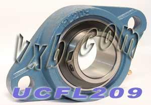 45mm Bearing UCFL209 + 2-Bolt Flanged Cast Housing Mounted Bearing
