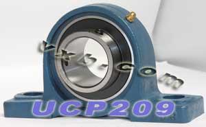 45mm Bearing UCP209 + Pillow Block Cast Housing Mounted Bearing