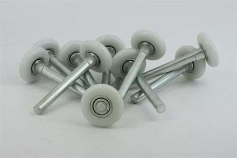 46mm Nylon Track wheel Combined - 114mm Axle 10-Pack Bearings