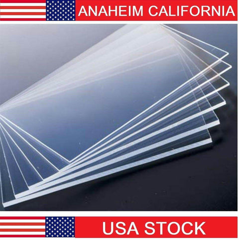 4x4 Feet 5mm Thick Clear Cast Acrylic Sheets 48 inch Cast Plexiglass Lucite Bulk