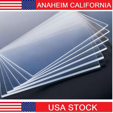 4x4 Feet 5mm Thick Clear Cast Acrylic Sheets 48 inch Cast Plexiglass Lucite Bulk - VXB Ball Bearings