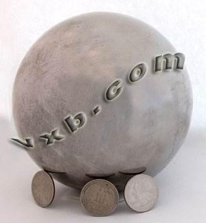 5 inch Diameter Chrome Steel 18.5 lbs Bearing Ball G400