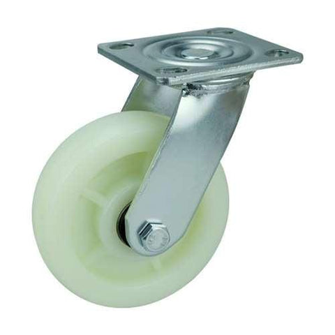 5" Heavy Duty Caster Wheel 1543 Lbs - Polypropylene Top Plate
