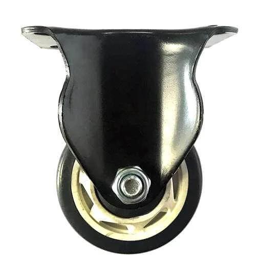 Roulette Fixe 1,5 Pouce - Charge 65 Lbs - Acier Inoxydable Avec Roue PU - Neuf - Marque VXB