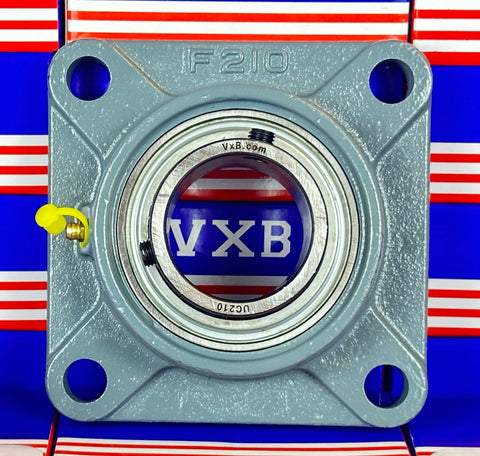 50mm Bearing UCF210 + Square Flanged Cast Housing Mounted Bearing