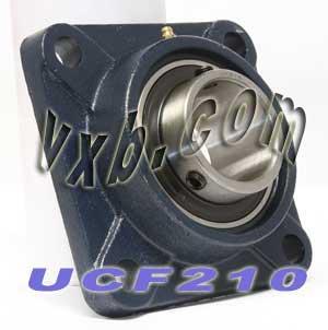 50mm Bearing UCF210 + Square Flanged Cast Housing Mounted Bearing