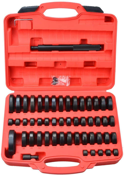 52-Piece Bushing Bearing Seal Driver Tool Set 3/4" to 2-15/16"