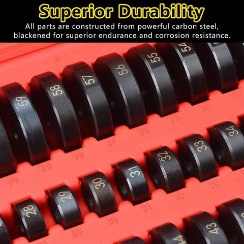 52-Piece Bushing Bearing Seal Driver Tool Set 3/4" to 2-15/16"