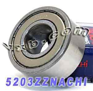 5203ZZ Nachi Angular Contact Bearing - Double Row - 17x40x17.5mm