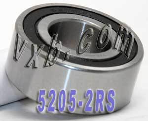5205-2RS Angular Contact Sealed Bearing 25x52x20.6mm