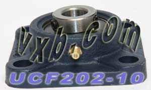 5/8 Bearing UCF202-10 + Square Flanged Cast Housing Mounted Bearing