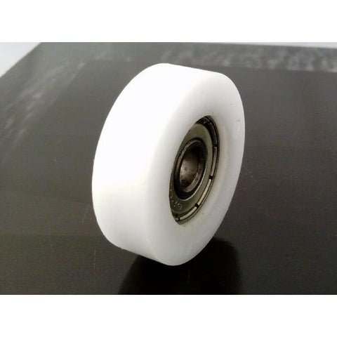 5mm Bore Bearing - 17mm White Plastic Tire 5x17x6mm