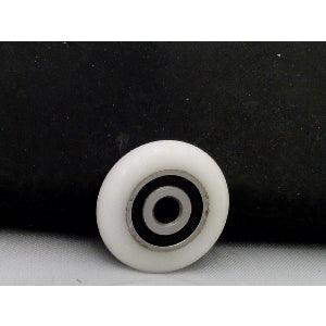 5mm Bore Bearing - 27mm White Plastic Tire 5x27x6mm