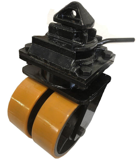 5Ton Load Capacity SCDW12 Swivel 12" Inch Extra Heavy Duty Container Dual Caster Wheel - VXB Ball Bearings
