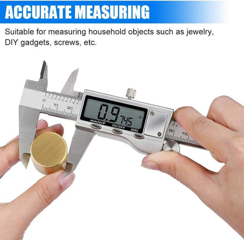 6"/150mm Metric Fractions Vernier Caliper