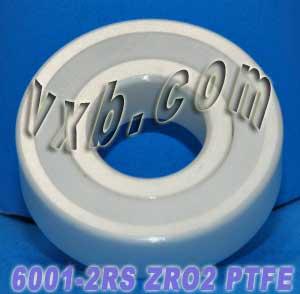 6001-2RS Full Ceramic Sealed Bearing 12x28x8 ZrO2