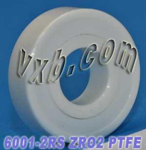 6001-2RS Full Ceramic Sealed Bearing 12x28x8 ZrO2
