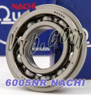 6005NR Nachi Bearing Open C3 Snap Ring Japan 25x47x12mm