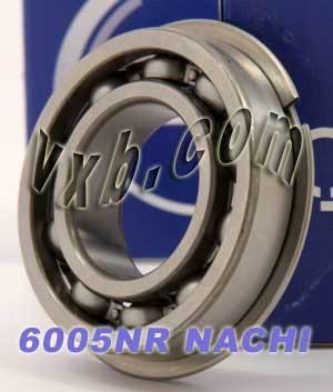 6005NR Nachi Bearing Open C3 Snap Ring Japan 25x47x12mm