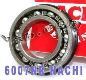 6007NR Nachi Bearing Open C3 Snap Ring Japan 35x62x14mm