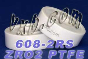 608-2RS Full Ceramic Sealed Skate Bearing 8x22x7 Miniature Bearing