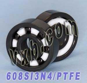 608 Full Ceramic Si3N4 Skate Bearing 8x22x7 Si3N4 Miniature Bearings - VXB Ball Bearings
