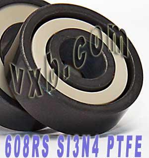 608RS Full Ceramic One Seal Bearing 8x22x7 Si3N4 Miniature Bearing