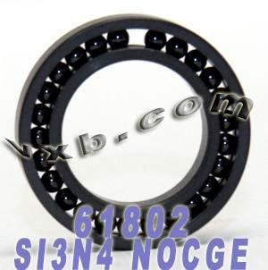 61802 Full Complement Full Ceramic Bearing 15x24x5 Si3N4
