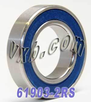 Premium 61903-2RS Bearing 17x30x7mm - Sealed