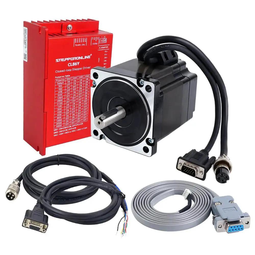 High Torque Nema 34 Closed Loop Stepper Kit With 9.00N...