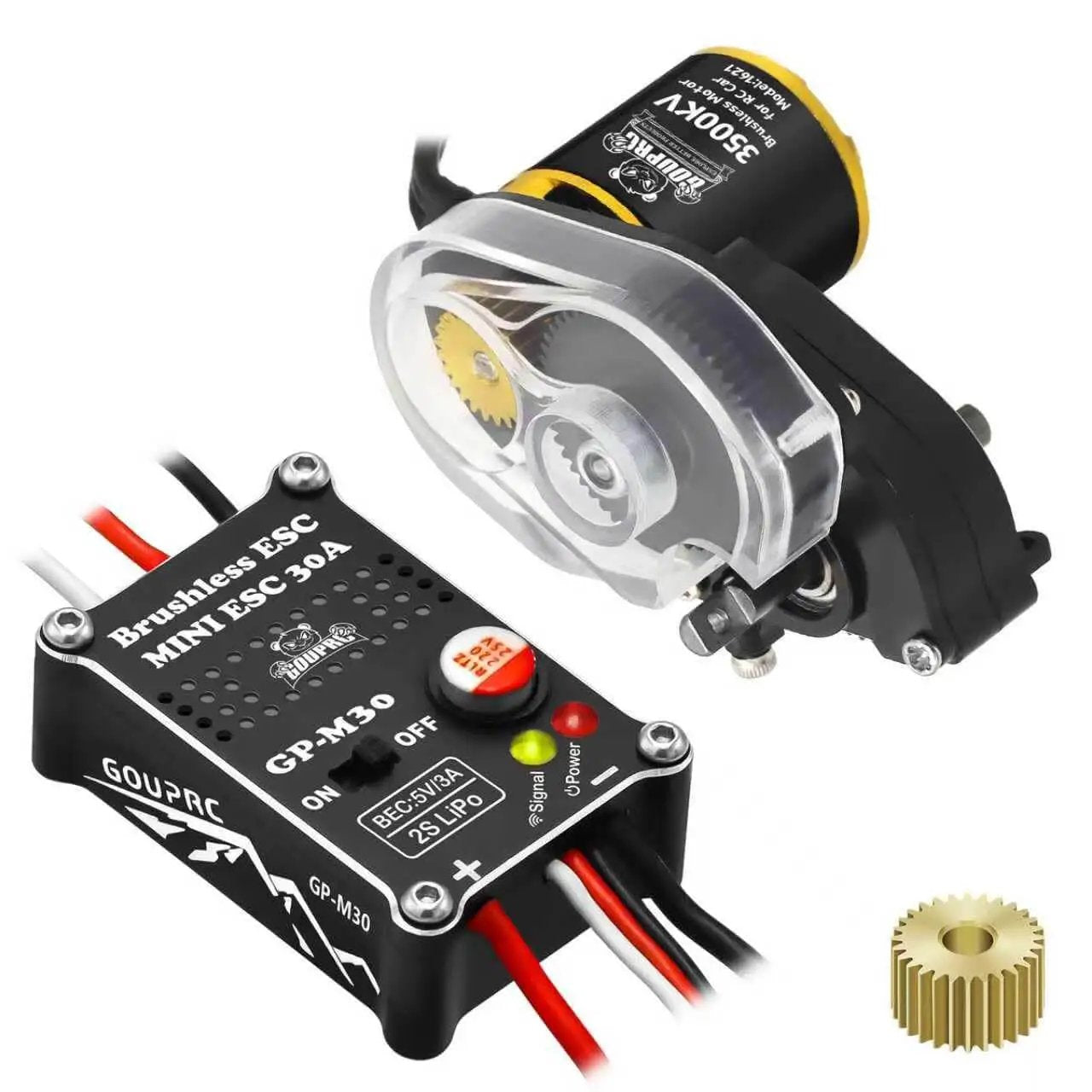 Upgrade 30A Brushless ESC And 1621 3500KV Brushless Mo