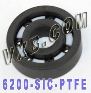 6200 Full Ceramic Bearing Silicon Carbide 10x30x9 SiC
