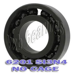 6201 Full Complement Full Ceramic Bearing 12x32x10 Si3N4