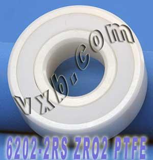 6202-2RS Full Ceramic Sealed Bearing 15x35x11 ZrO2