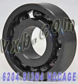 6204 Full Complement Full Ceramic Bearing 20x47x14mm Si3N4