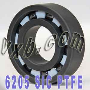 6205 Full Ceramic Bearing Silicon Carbide 25x52x15 SiC