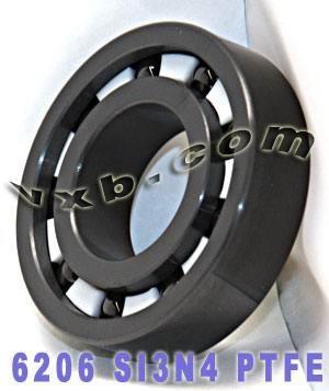 6206 Full Ceramic Bearing Silicon Nitride 30x62x16mm