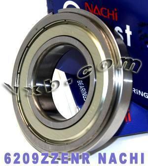 6209ZZENR Nachi Bearing Shielded C3 Snap Ring Japan 45x85x19 Bearing