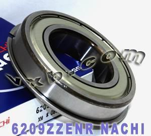 6209ZZENR Nachi Bearing Shielded C3 Snap Ring Japan 45x85x19 Bearing