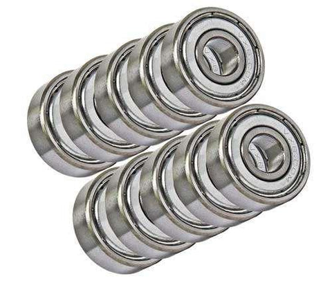 10-Pack 623ZZ Bearings Shielded 3x10x4mm Miniature
