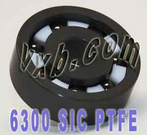 6300 Full Ceramic Bearing Silicon Carbide 10x35x11 SiC