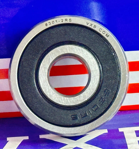 Premium 6301-2RS Bearing 12x37x12 Sealed
