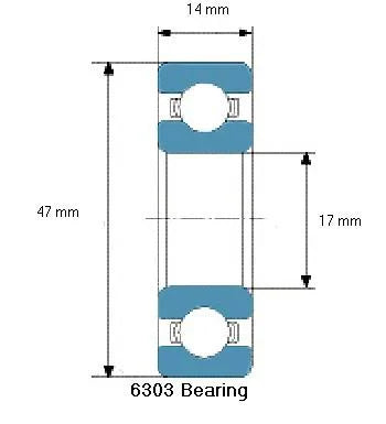 6303 Bearing Deep Groove 6303 - VXB Ball Bearings