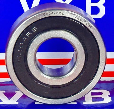 Premium 10 Pcs 6304-2RS 20x52x15 Sealed 20mm Bore Bearing